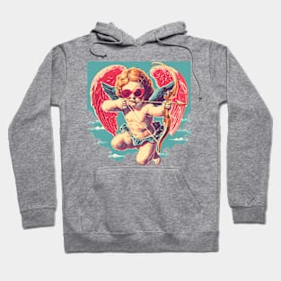 Cupid's Heartfelt Hijinks: Spreading Smiles & Serendipity Hoodie